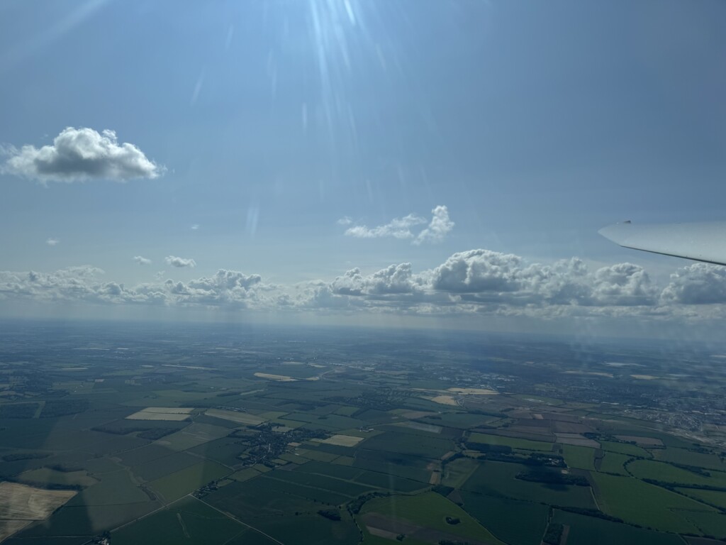 Cloudscape with clouds far away