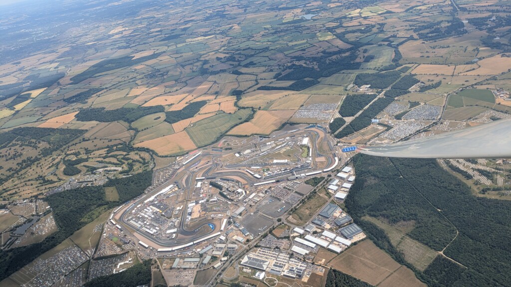 Silverstone in racing mode