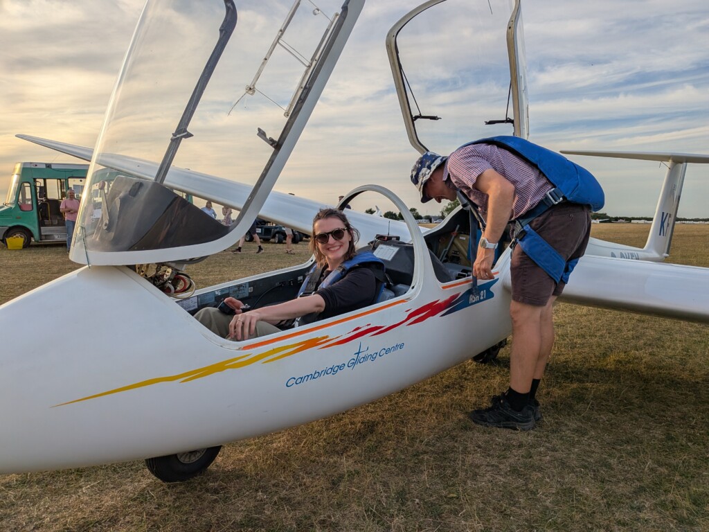 Me faffing with something in the cockpit