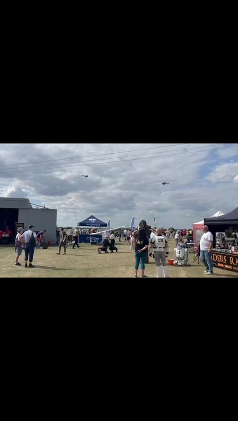Little Gransden airshow, view of the field
