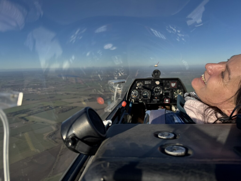 Krisztina enjoying herself