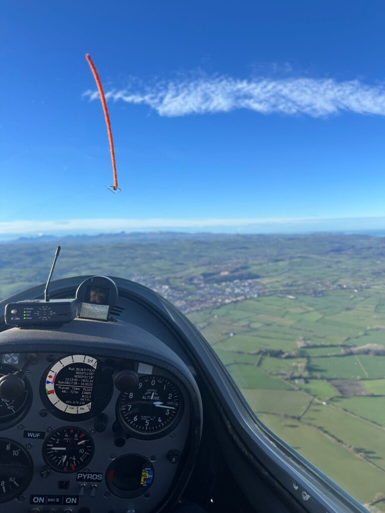 View from the Denbigh glider