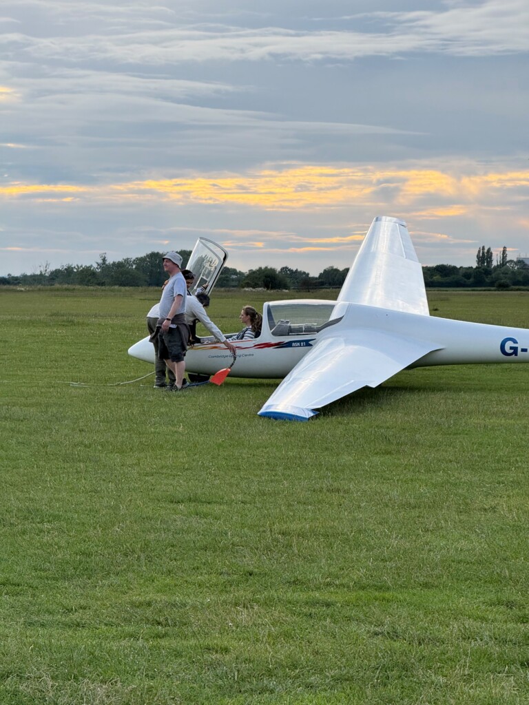 Iris and our K21 glider