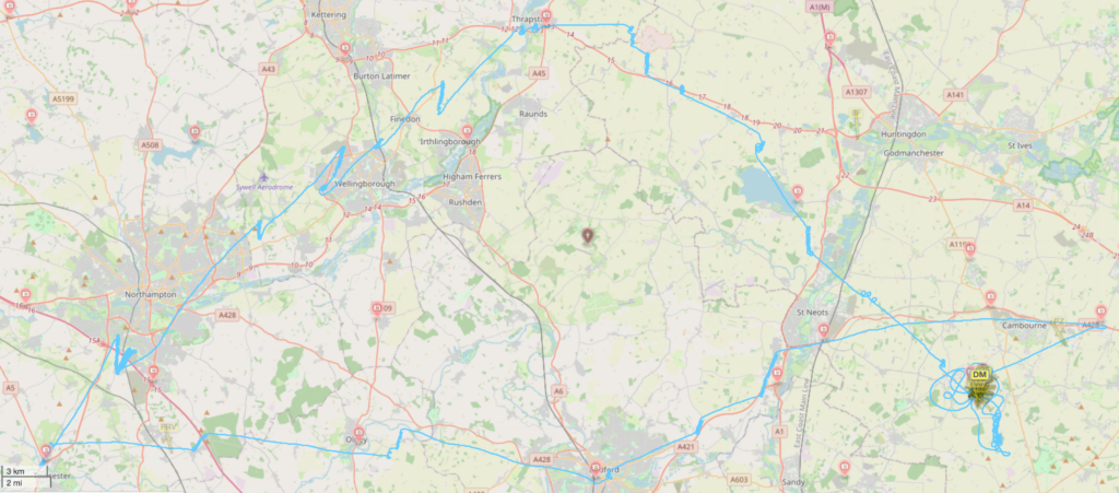 DM route trace