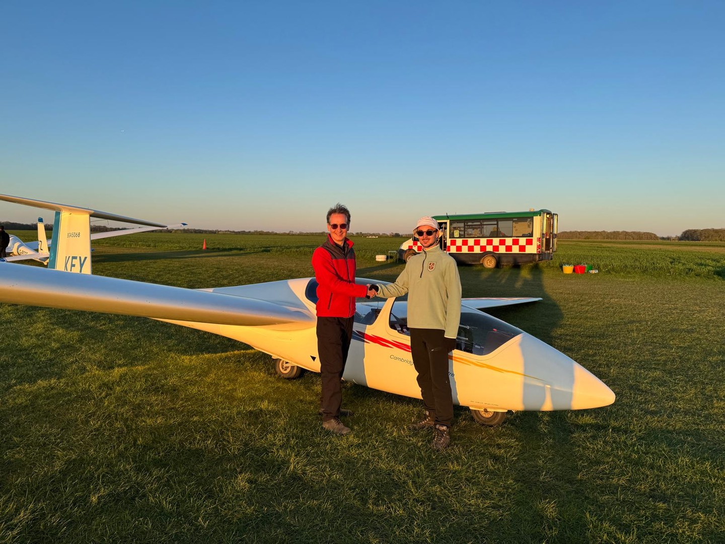 Congratulations to Alessandro Lussana for his first solo! 🎉