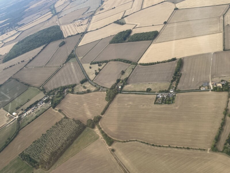View from Nigel's glider