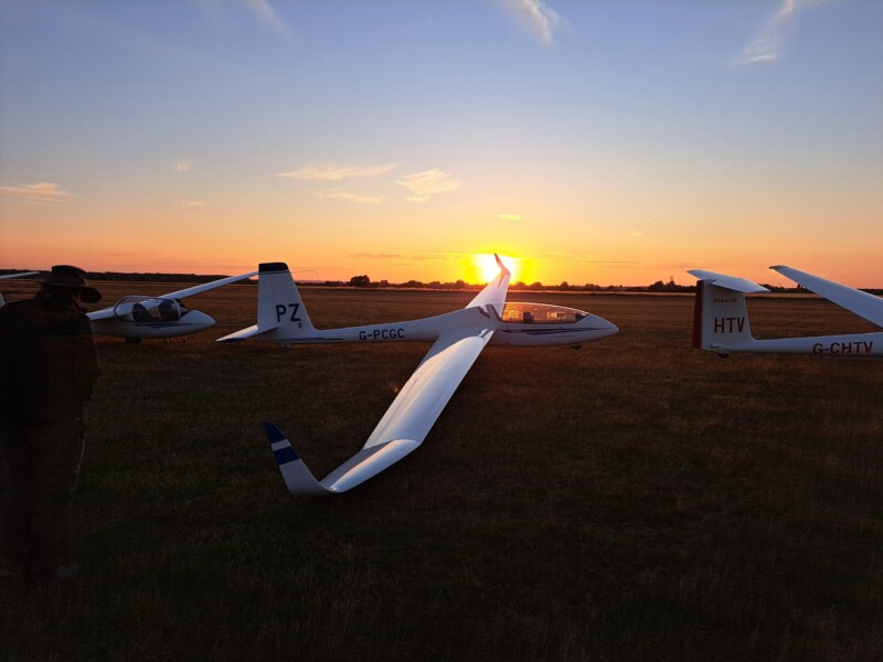 Tuesday evening flying