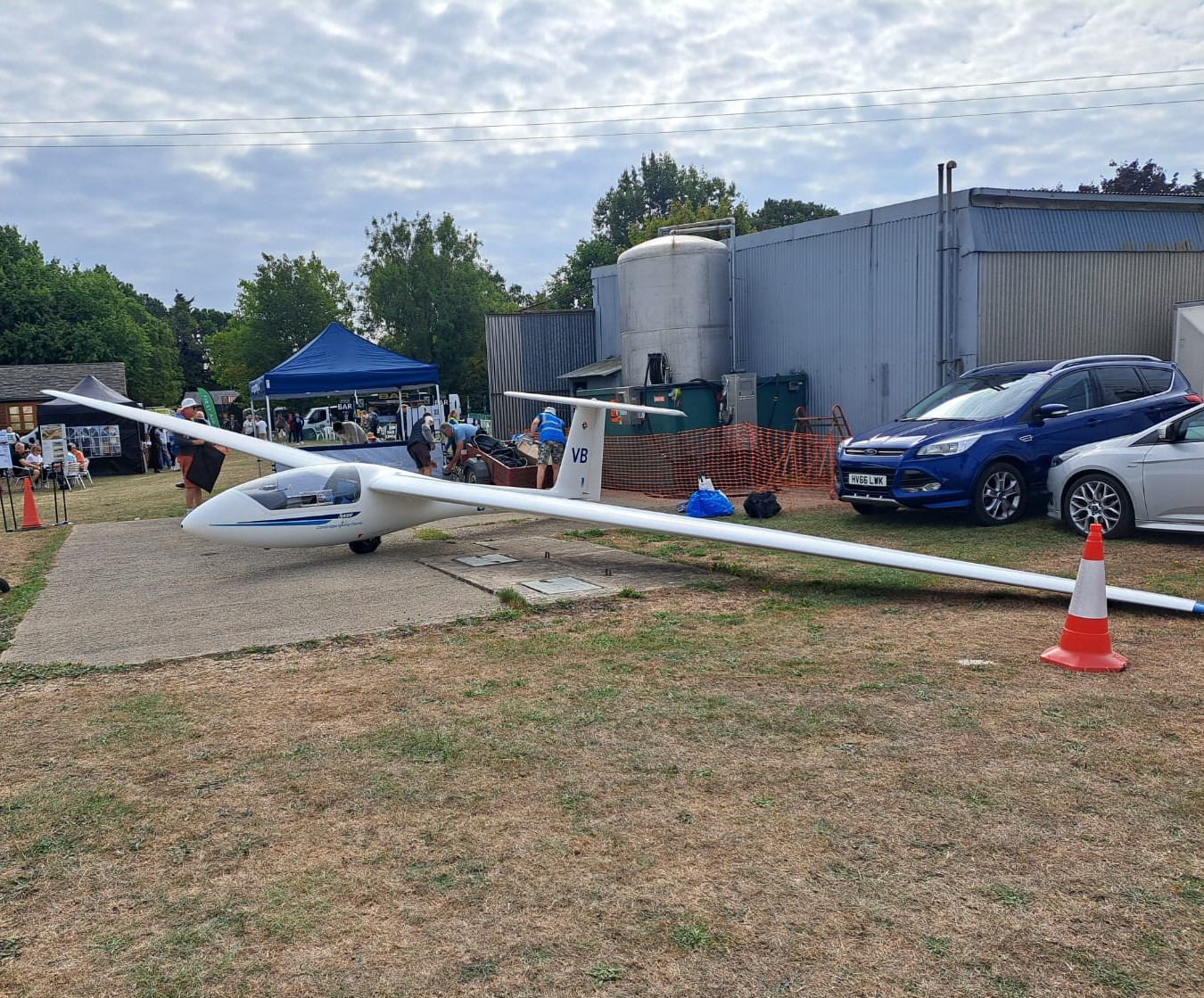 Little Gransden airshow, our stand