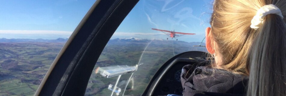 Janine on an aerotow